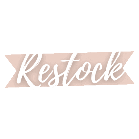 Restock New Stock Sticker by NZ Collab