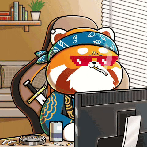 Trading No GIF by Kanpai Pandas