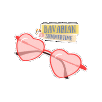 Lagbayern sonnenbrille zeltlager ksj zela Sticker