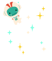 Space Stars Sticker by Jay Fleck