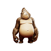 Gorilla What Sticker