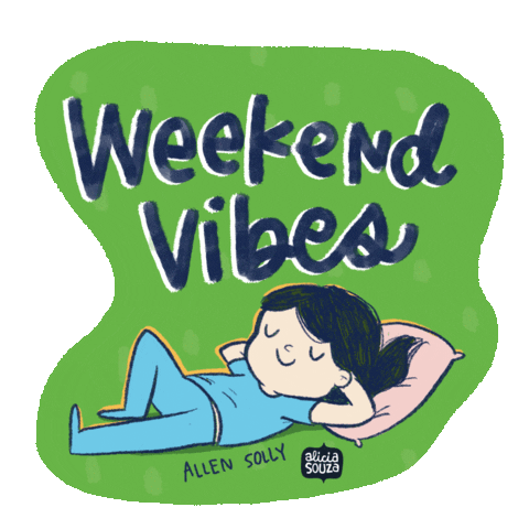 Friday Sticker by Alicia Souza