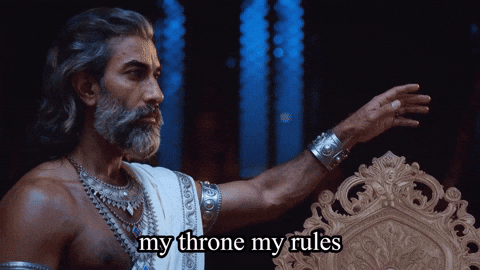 Throne Rules GIF by Collective Media Network