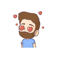 In Love Heart Sticker by Pibubear