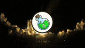voodootoken meme cryptocurrency coin to the moon GIF