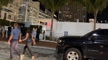 Busy Crowd Lines Up Outside Fort Lauderdale Bar Amid Spring Break