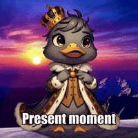Wisdom Present Moment GIF by sirduckbeth