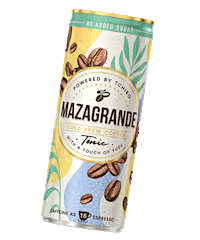 katieharcubov coffee coldbrew maza coffee beans Sticker