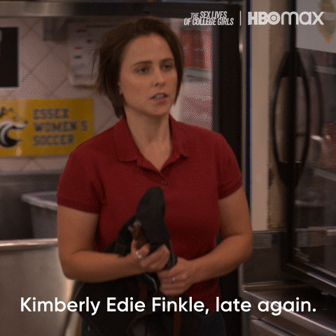 Freshmen You Are Late GIF by HBO Max
