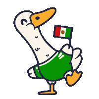 Mexico Duck Sticker by Joje Sanchez