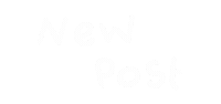 New Post Typography Sticker by meirha