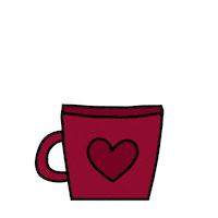 HillsBrosCappuccino cat coffee drink morning Sticker