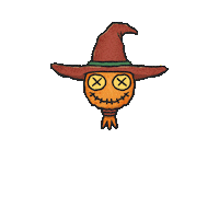 Jumping Trick Or Treat Sticker by subtlestrokes