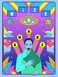 Wide Awake Animation GIF by Amplifier Art