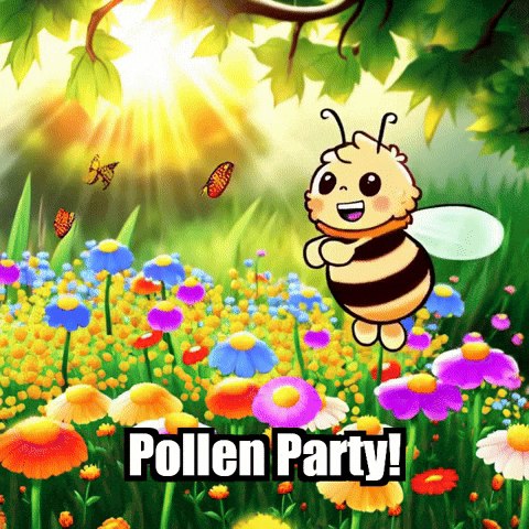 Flower Power Joy GIF by Beelightened