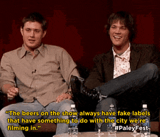 jared padalecki GIF by The Paley Center for Media