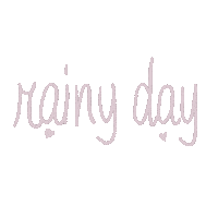 Winter Raining Sticker