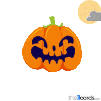 theecards halloween horror spooky happy halloween Sticker