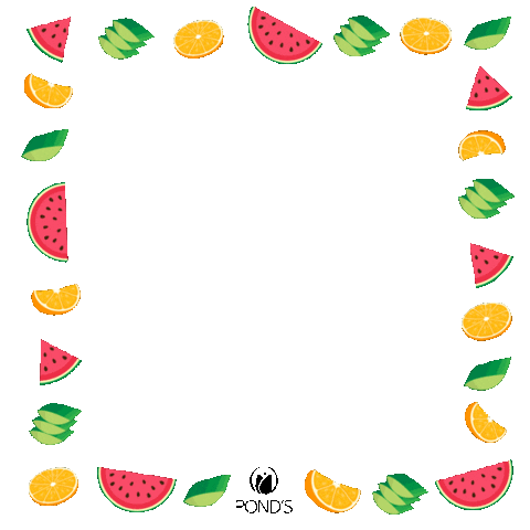 Pondsmexico orange fresh watermelon collection Sticker