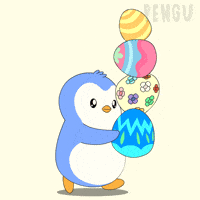 Easter Eggs Penguin GIF by Pudgy Penguins