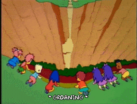 Season 4 Falling GIF by The Simpsons