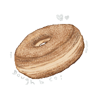 Coffee Doughnut Sticker by Dough & Co