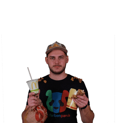 happy pizza Sticker by dreifarbenpanda