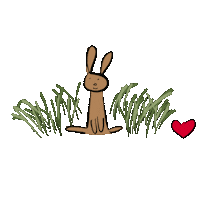 Scottish Terrier Bunny Sticker