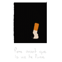 Emo Cigarette Sticker