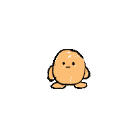 IamPota scary scared vegan adorable Sticker