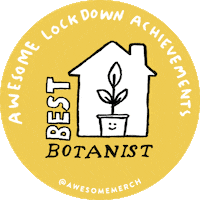 Badges Botanist Sticker by Awesome Merchandise