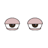 Eyes Stickers Sticker by Carolyn Figel