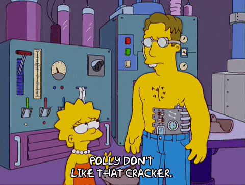 lisa simpson machine GIF