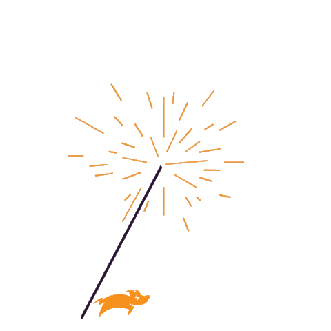 SeeSparkGo dog fire ssg lightning Sticker