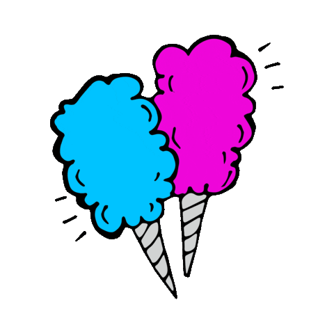 Cotton Candy Party Sticker by COREY PAIGE DESIGNS