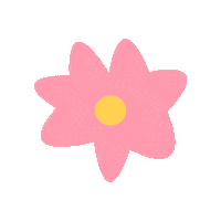 Pink Flower Sticker