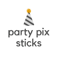 Celebration Wedding Sticker by Party Pix Sticks