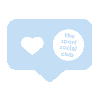thesportsocialclub blue heart blueheart blue like bluelike Sticker