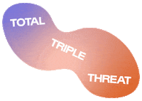 Triple Threat Sticker by Alleyoop