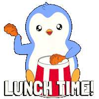 Hungry Fried Chicken Sticker by Pudgy Penguins