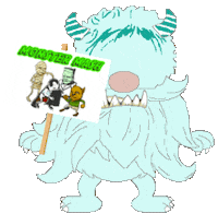 Monster Mash Gnome Sticker
