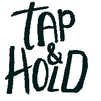 Tap And Hold Sticker by Health Union