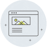 Webseite Sticker by contact.today