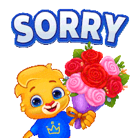 Sorry I Apologize Sticker by Lucas and Friends by RV AppStudios