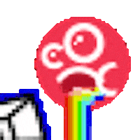 _coderio meme fun rainbow work Sticker