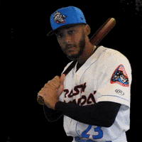 Home Run Baseball GIF by Rocket City Trash Pandas