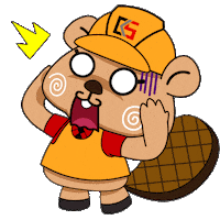 Cs Beaver Sticker by ciptakreasikontraktor