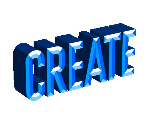 Art Create Sticker by Mat Voyce