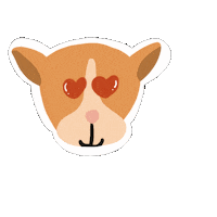 Dog Love Sticker