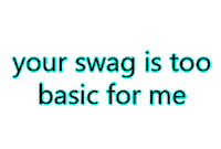 sassy swag Sticker